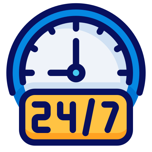 24 hour support icon