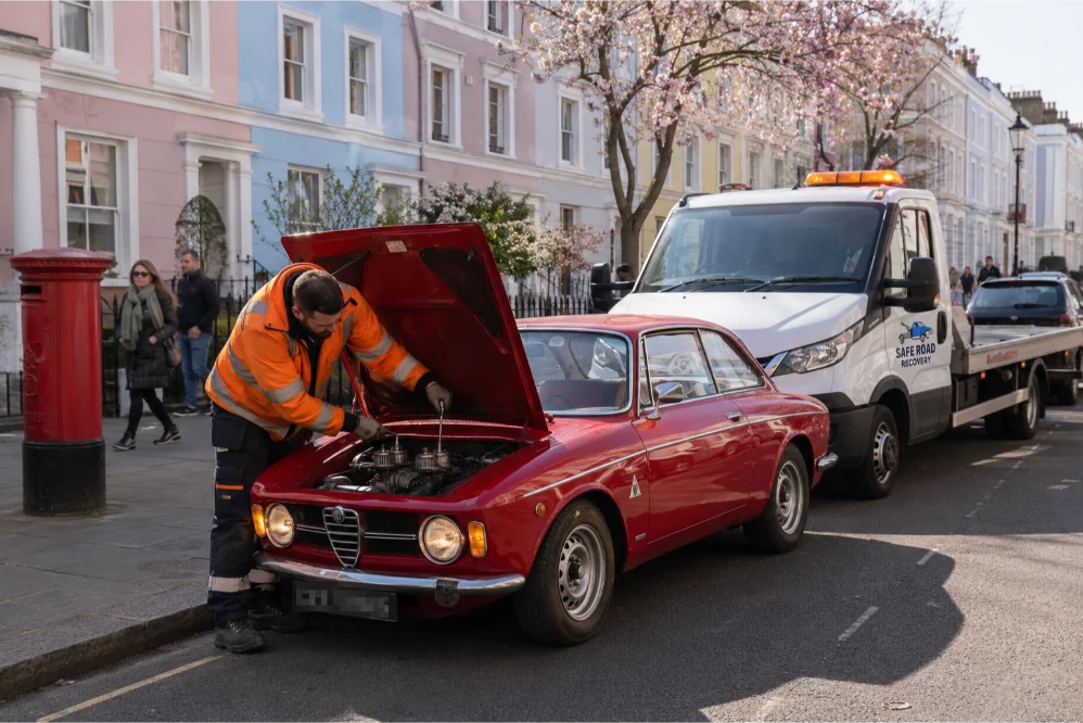 Alfa Romeo Giulia Sprint GT Carburettor Repair Notting Hill