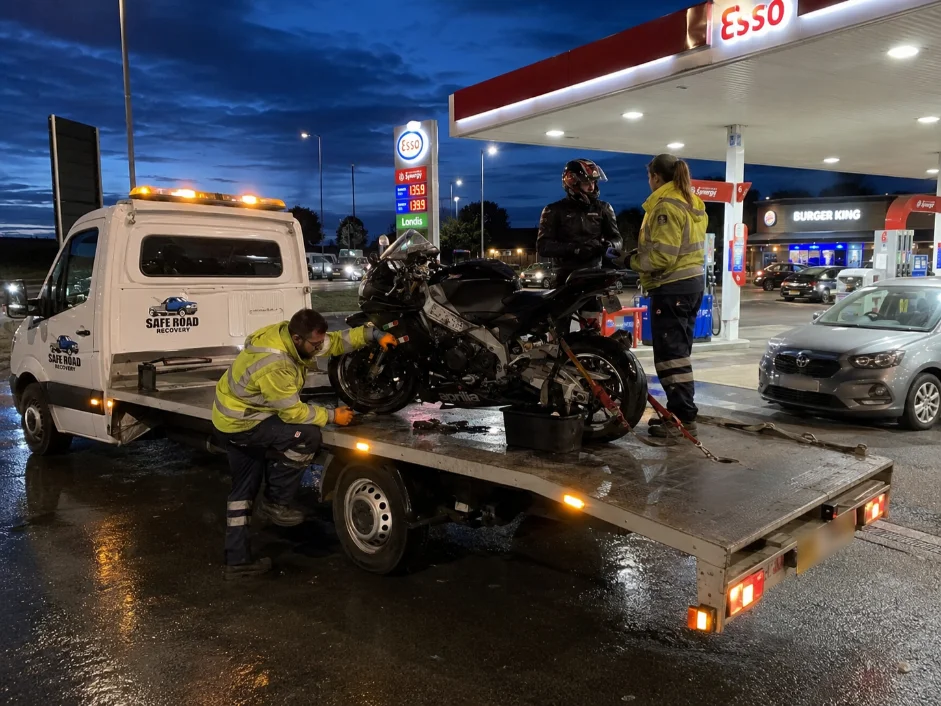 Aprilia RSV4 Service Station Motorcycle Recovery