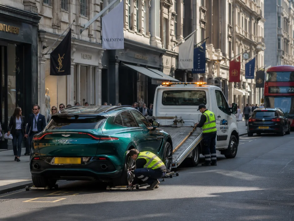 Aston Martin DBX Recovery Bond Street Mayfair