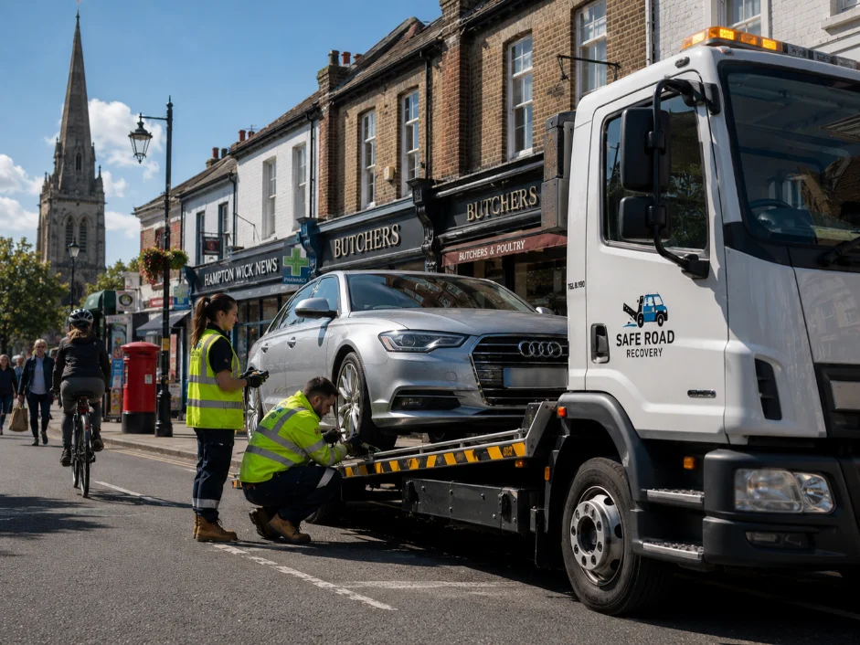Audi A4 Breakdown Recovery Hampton Wick High Street