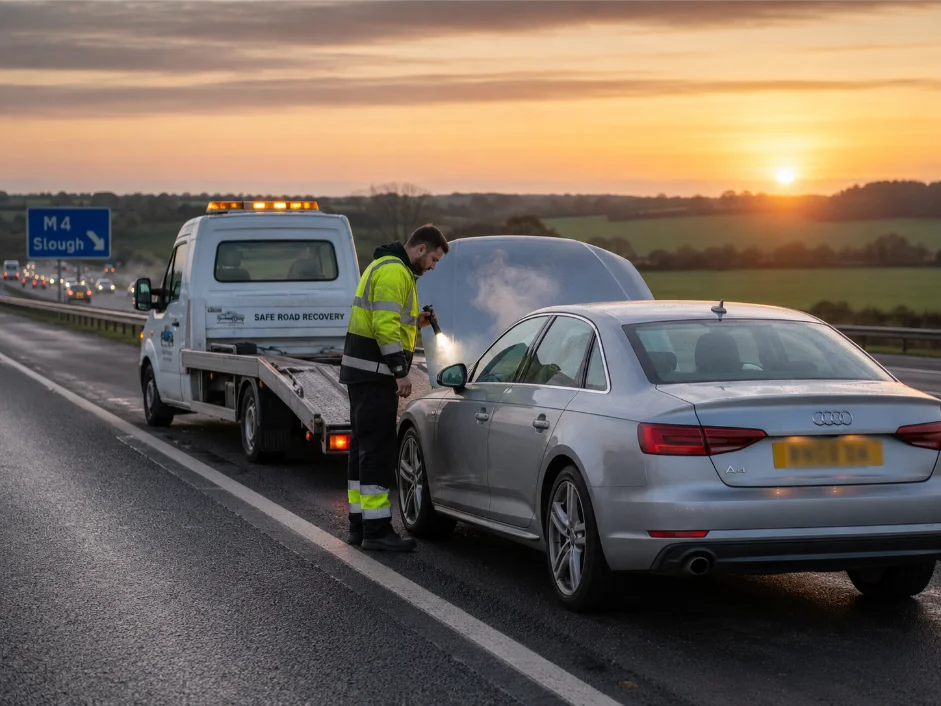 Audi A4 Breakdown Recovery in M4 Slough London