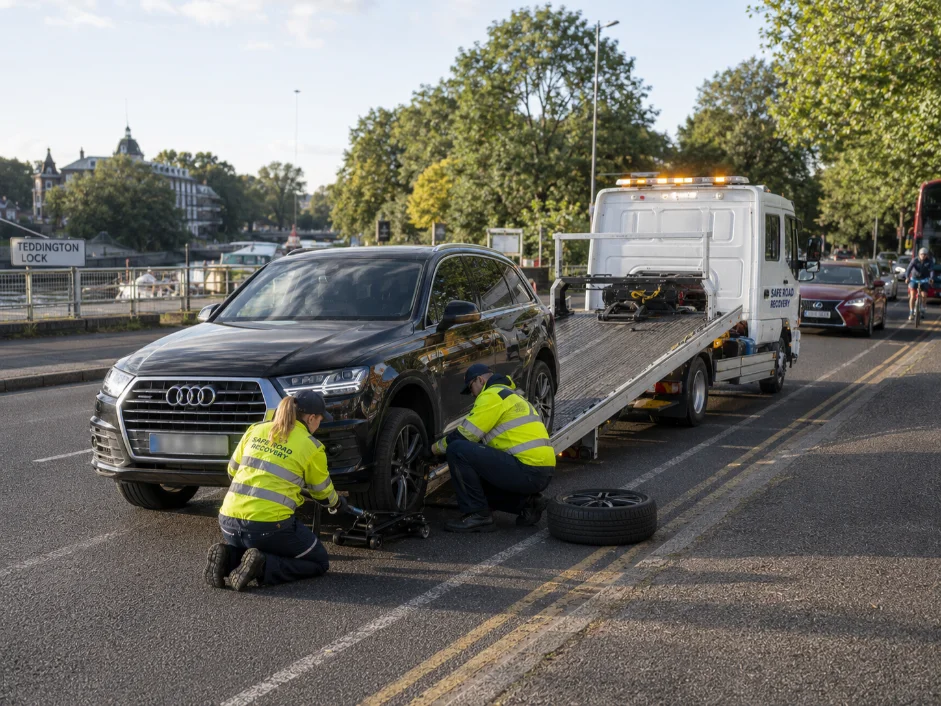 Audi Q7 Tyre Change Recovery Teddington Lock
