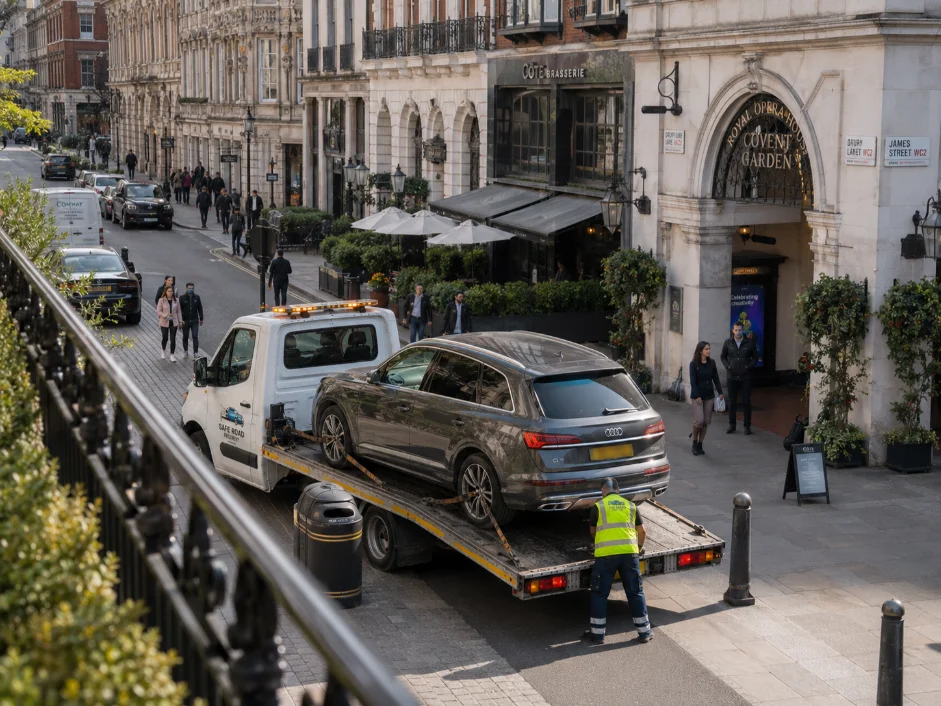 Audi Q7 Vehicle Transport Covent Garden