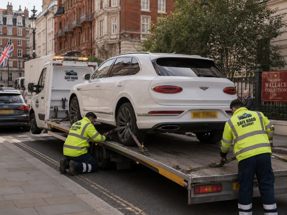 Bentley SUV Flatbed Recovery Marylebone
