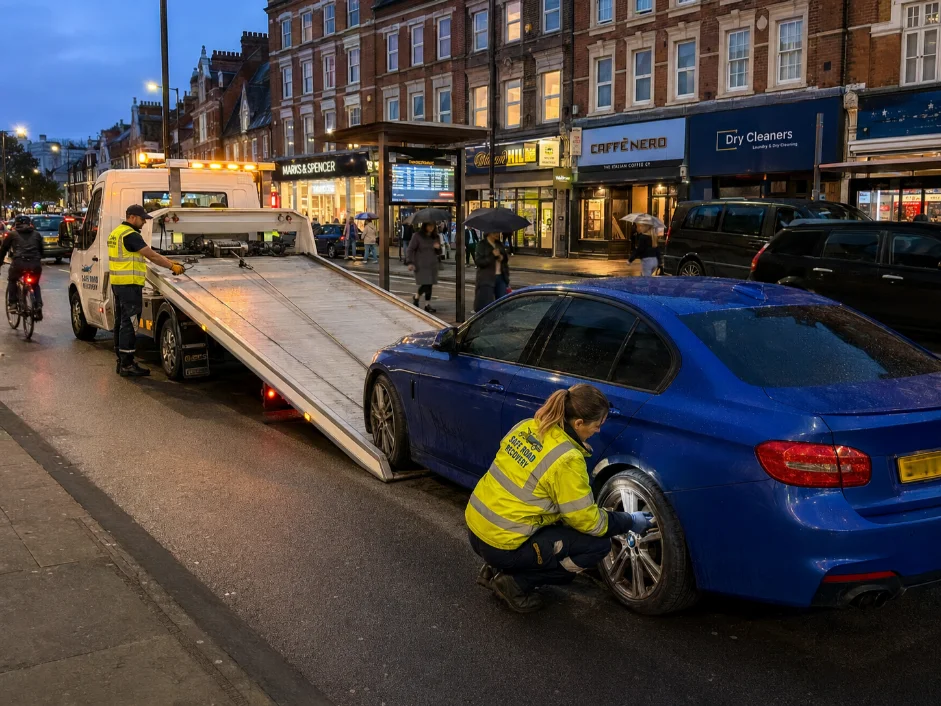BMW 3 Series Puncture Recovery Wimbledon Broadway