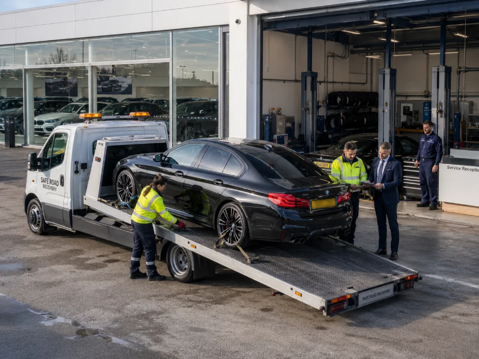 BMW 5 Series Dealership Vehicle Transport