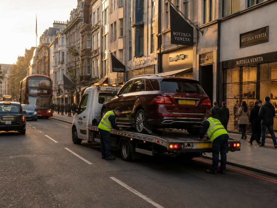 Car Recovery Knightsbridge Sloane Street Mercedes GLE