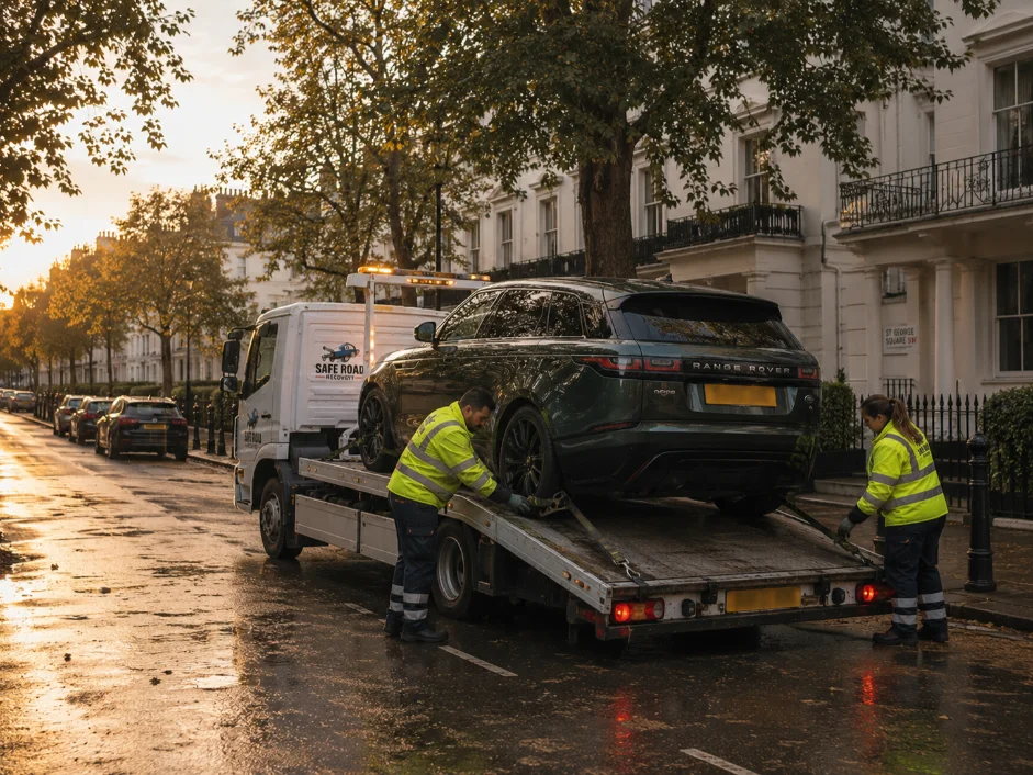 Car Recovery Pimlico St Georges Square Range Rover Velar
