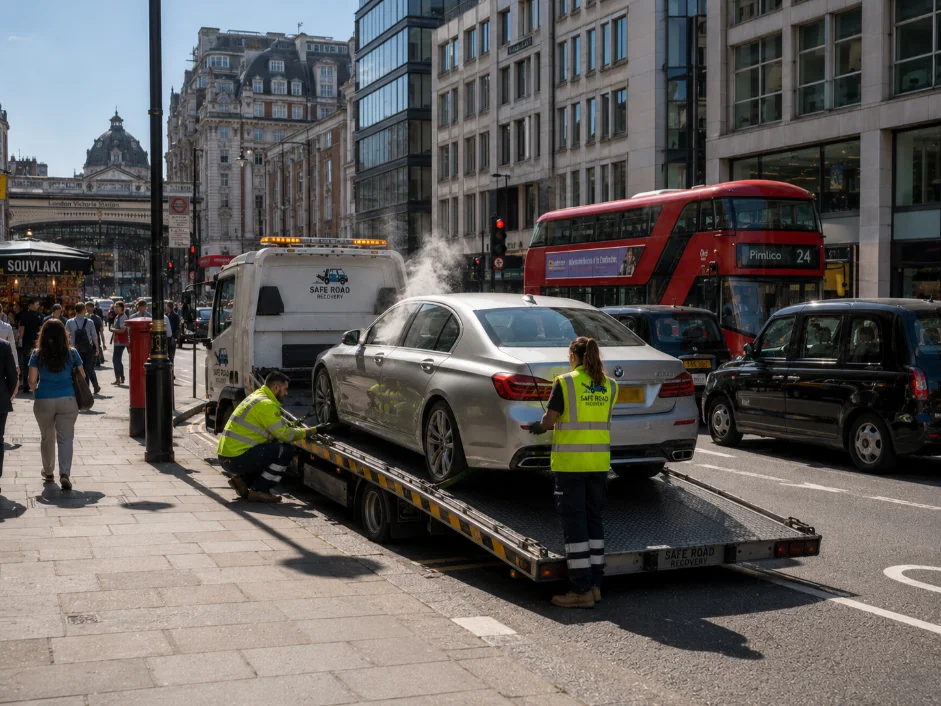 BMW 5 Series Breakdown Recovery Pimlico Station