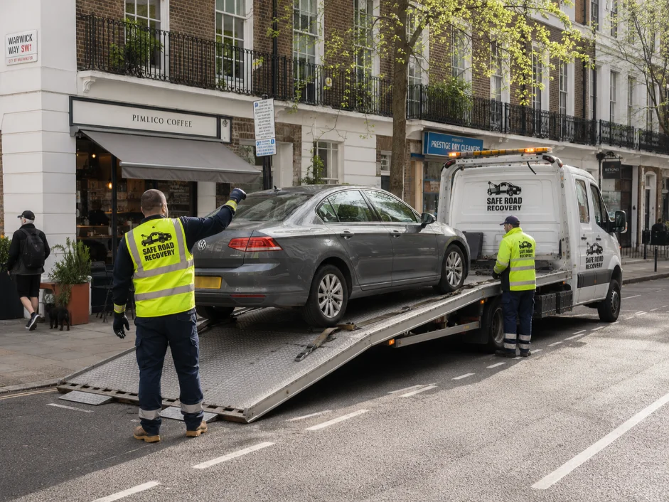 Car Recovery Pimlico Warwick Way Volkswagen Passat Recovery
