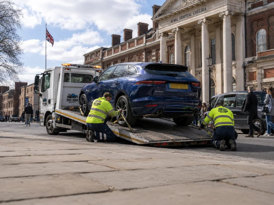 Car Recovery Royal Hospital Chelsea Jaguar F-Pace