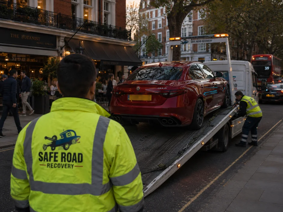 Car Recover Sloane Square Chelsea Alfa Romeo Giulia