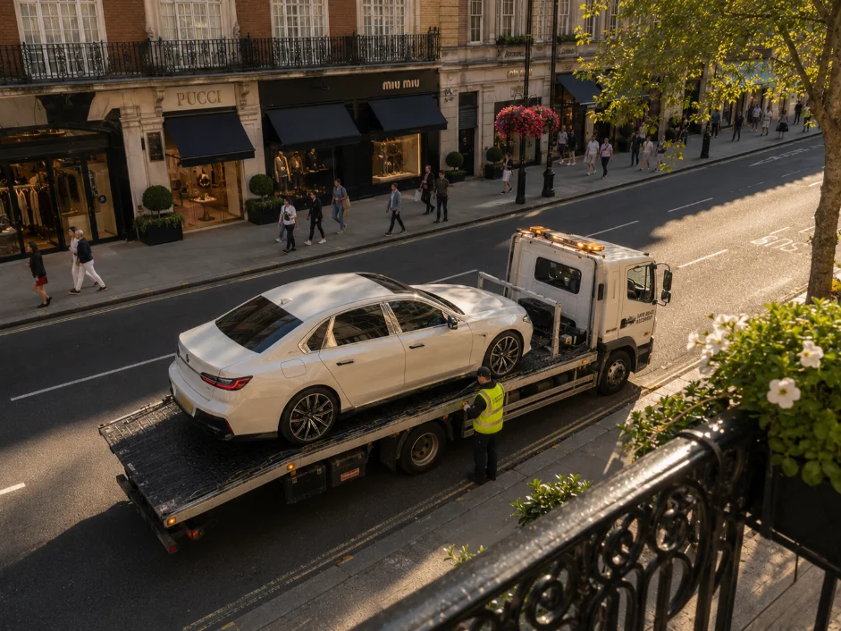 Car Recovery Sloane Street BMW 5 Series
