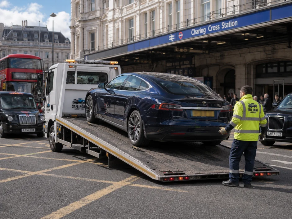 Charing Cross Car Recovery Tesla Model S