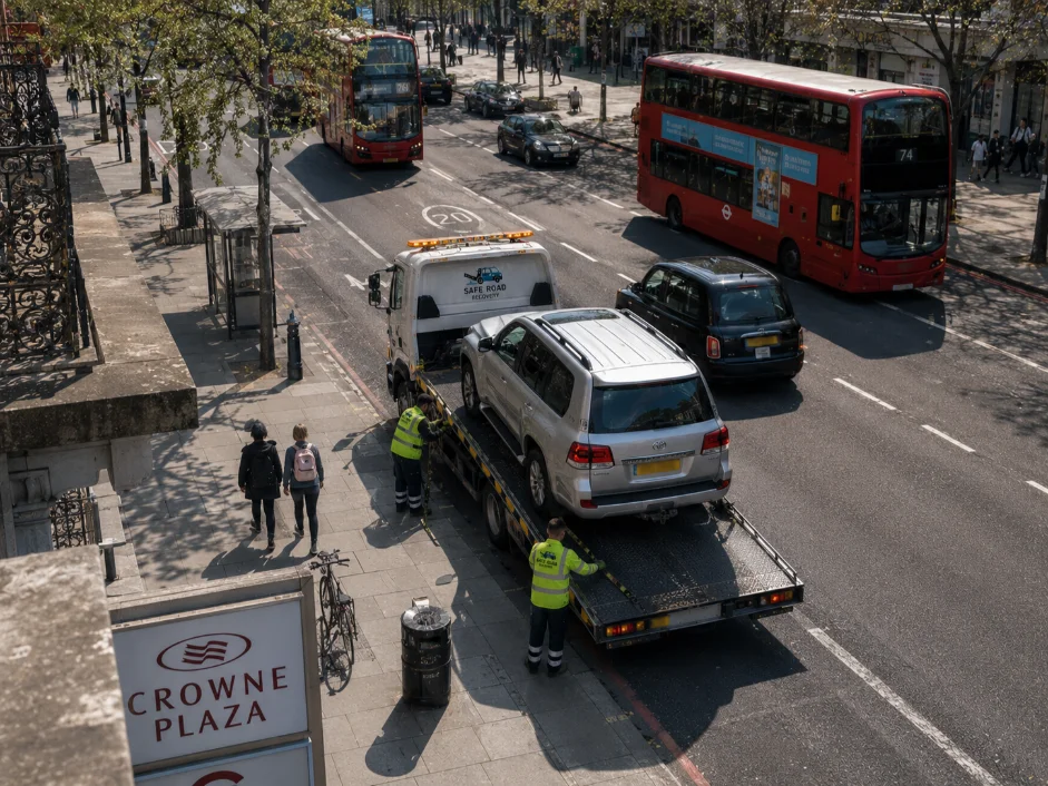 Toyota Land Cruiser Crowne Plaza Charing Cross Car Recovery and towing