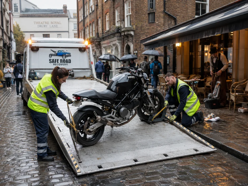 Ducati Monster Covent Garden Motorcycle Rcecovery