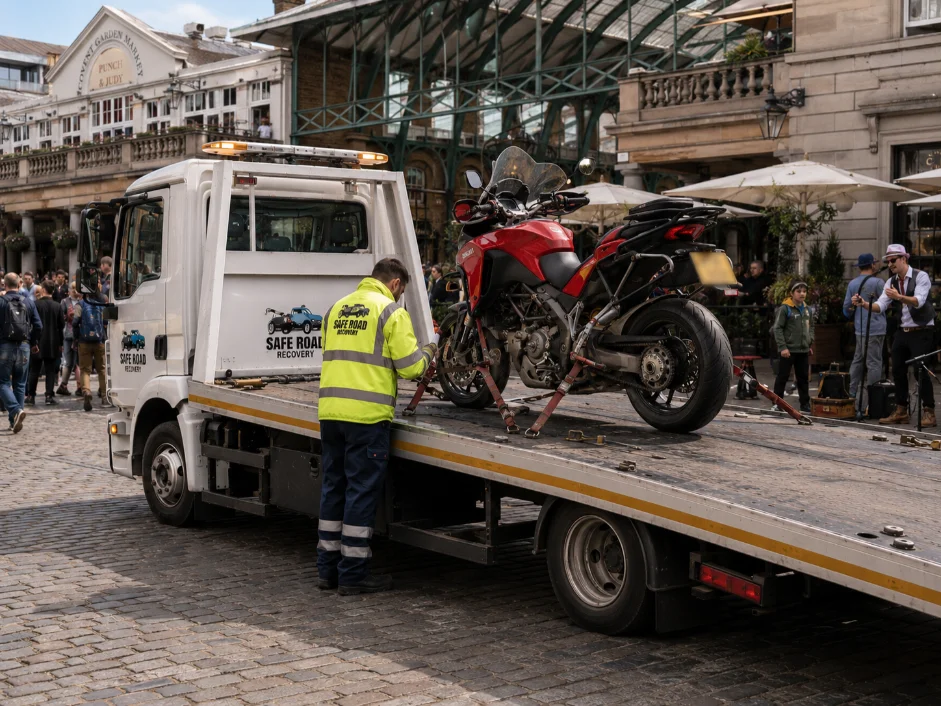Ducati Multistrada Motorbike Recovery Covent Garden