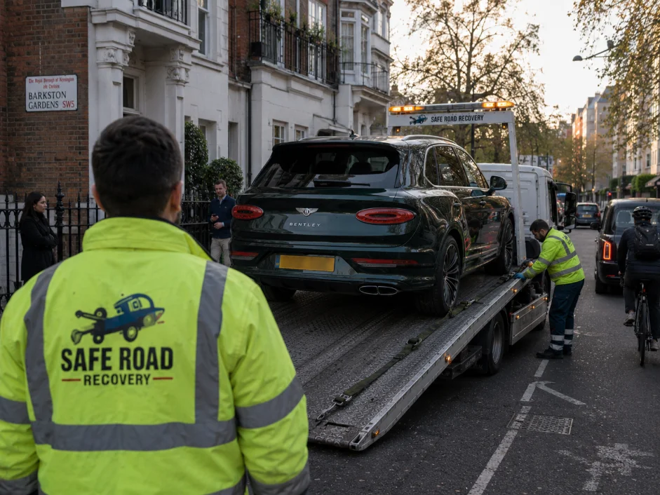 Earls Court Car Recovery Bentley Bentayga Barkston Gardens