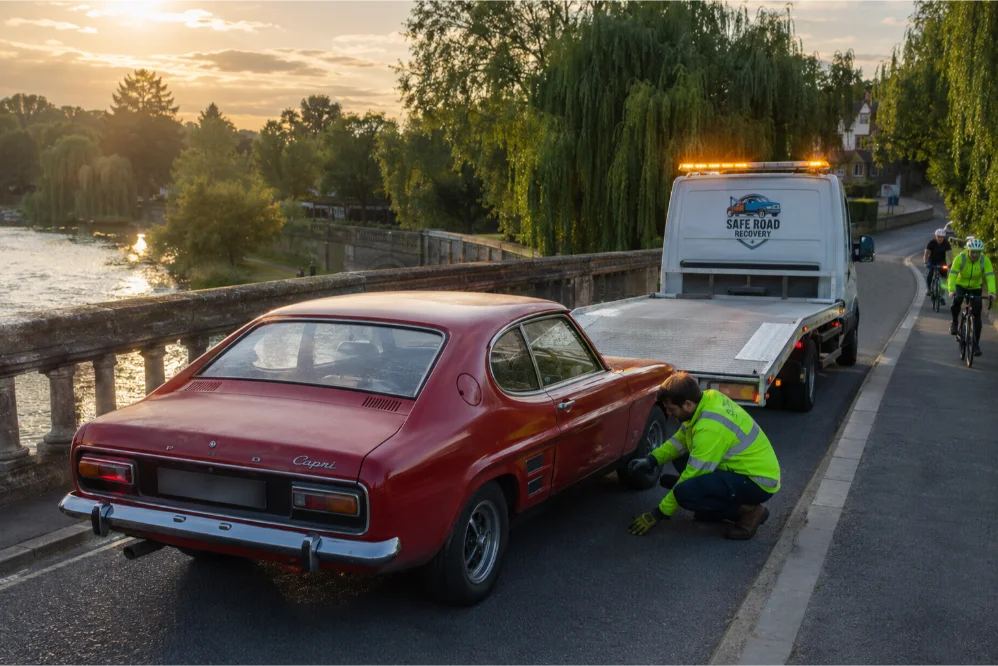 Ford Capri Flat Tyre Richmond