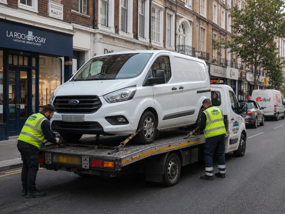 Ford Panel Van Towing Marylebone