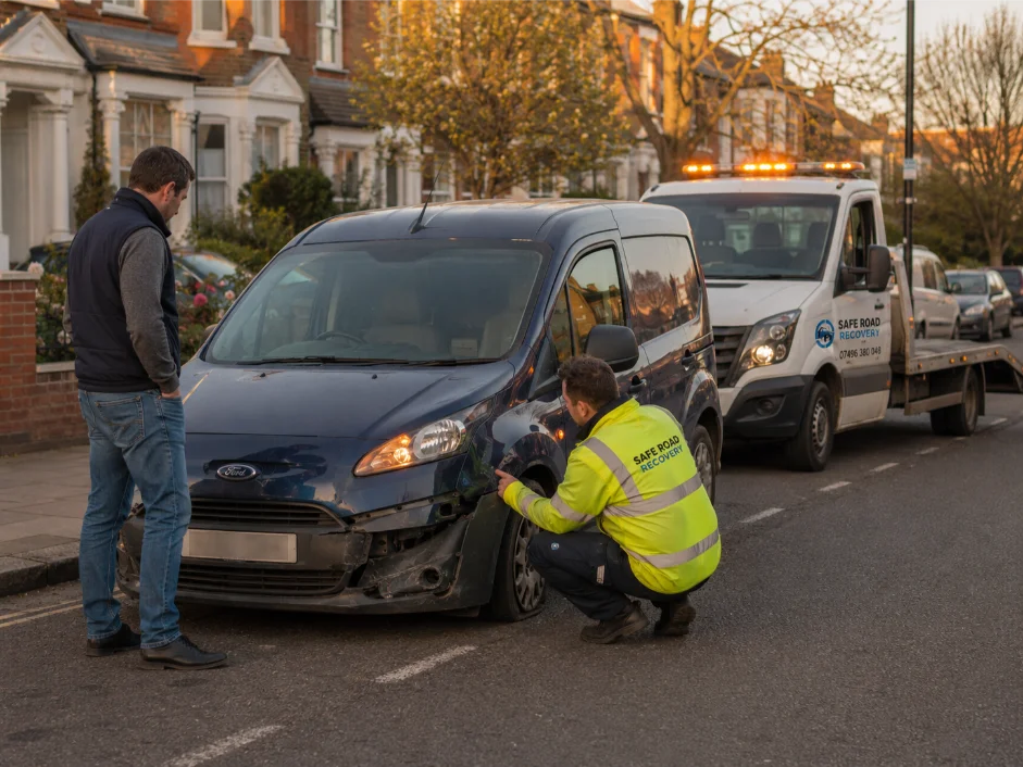 Ford Transit Connect Accident Recovery London
