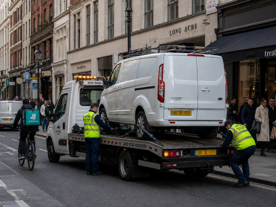 Ford Transit Custom Van Recovery Covent Garden