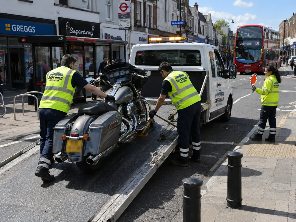 Harley Davidson Motorcycle recovery Hillingdon