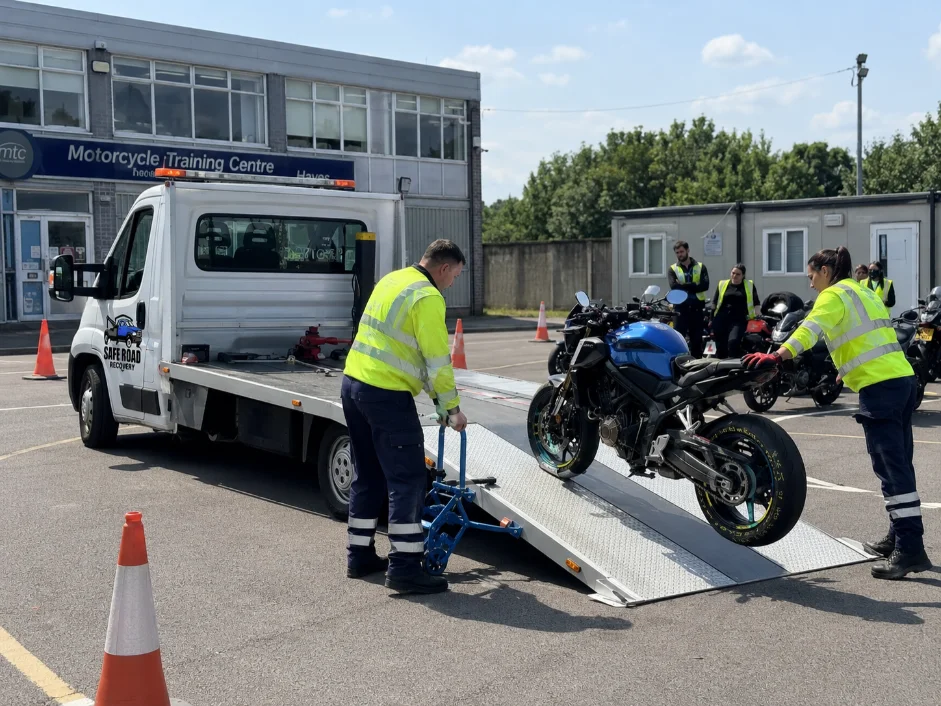 Honda CB 650R Motorcycle Training Centre Recovery
