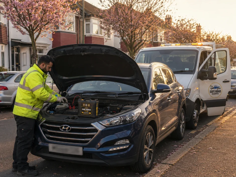 Hyundai Tucson Car Battery Jump Start Service