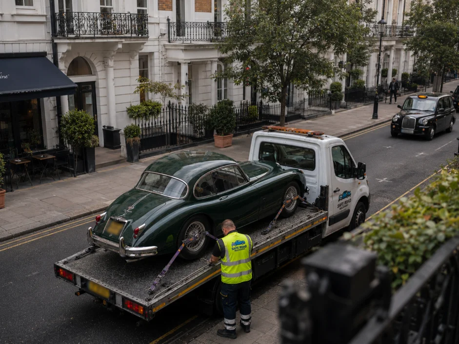 Jaguar Classic Car Transport Paddington
