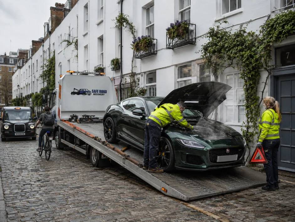 Jaguar F-type Breakdown Recovery Kensington Mews London