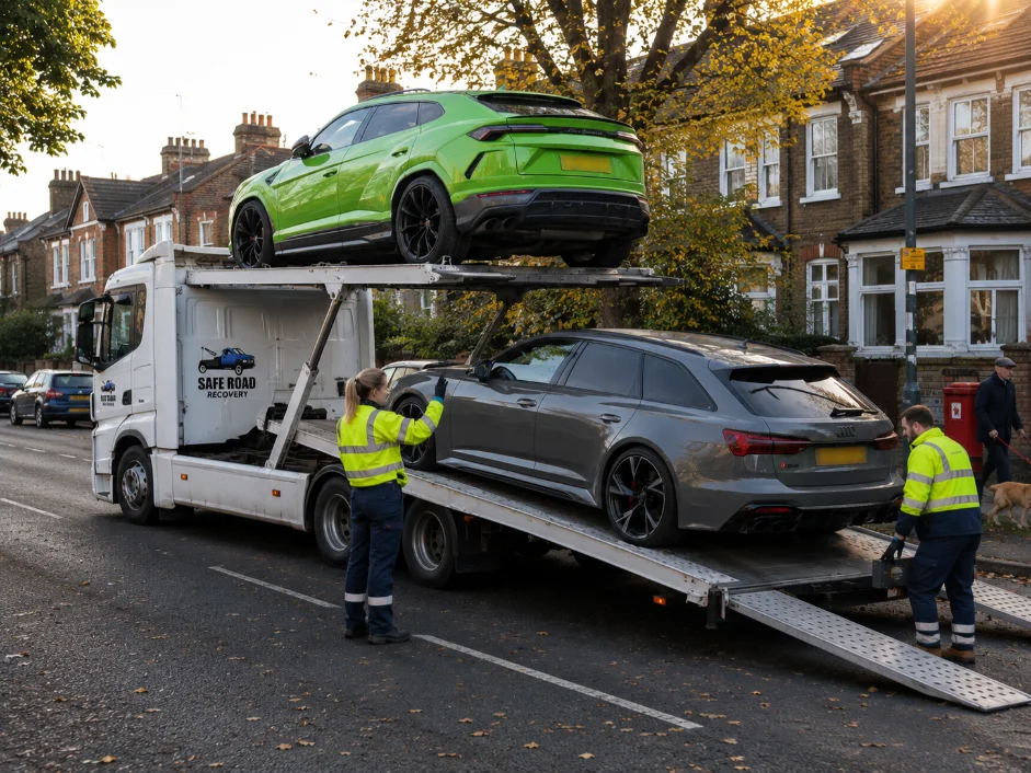 Lamborghini Urus Audi RS6 Residential Car Transporter ST Albans