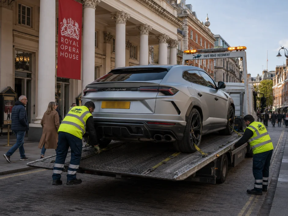 Lamborghini Urus Luxury Car Recovery Covent Garden