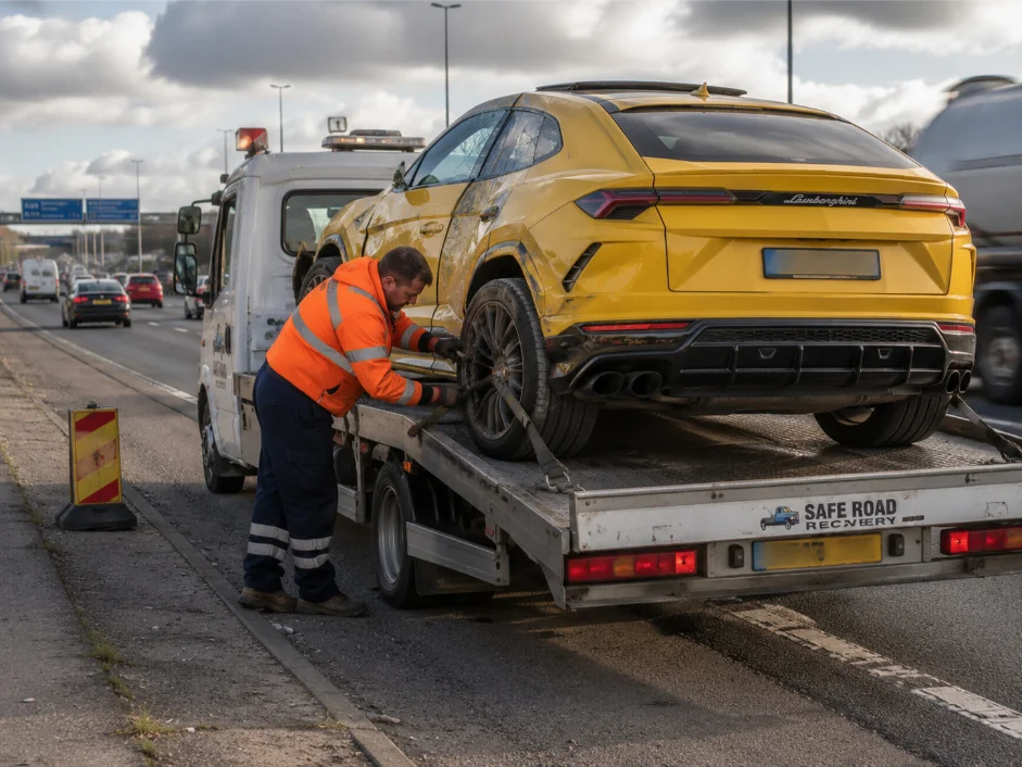 Lamborghini Urus Car Recovery A40 Northolt in West London