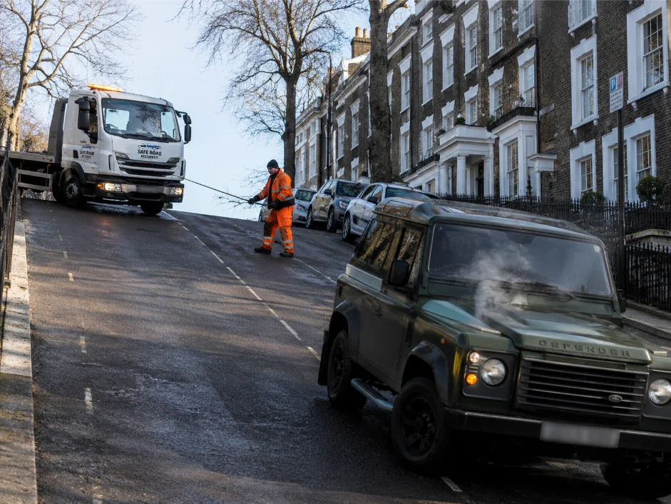 Land Rover Defender Winch Recovery Highgate London