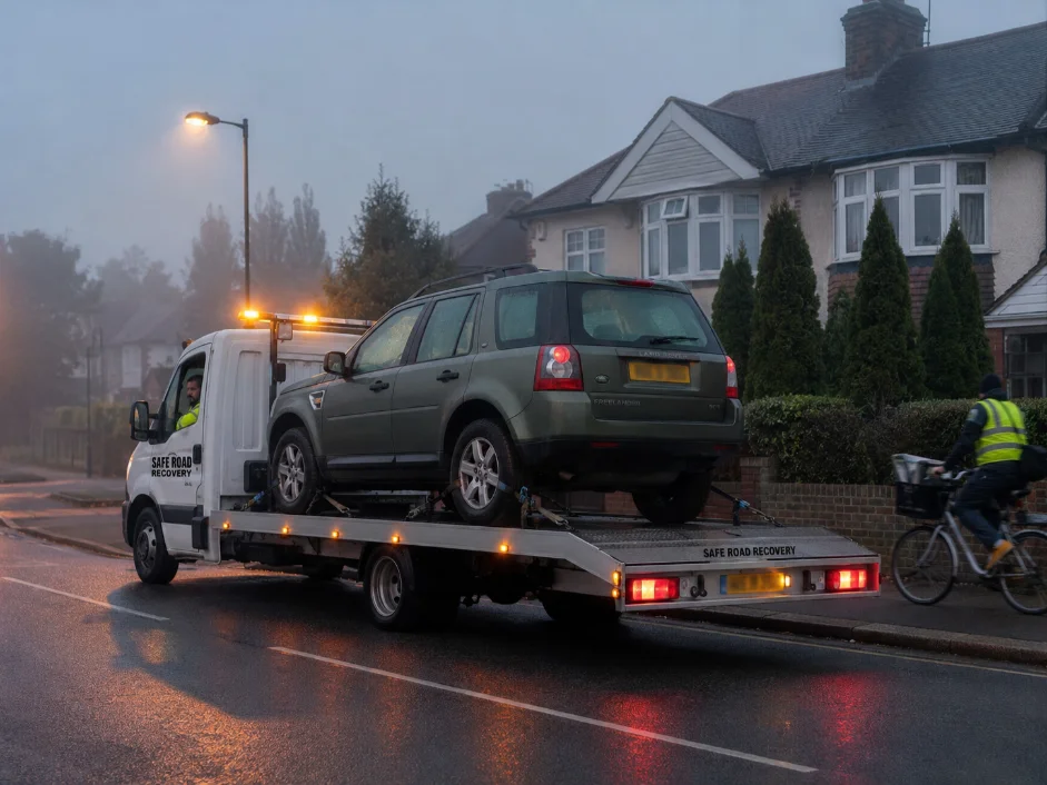Land Rover Freelander Early Morning Recovery