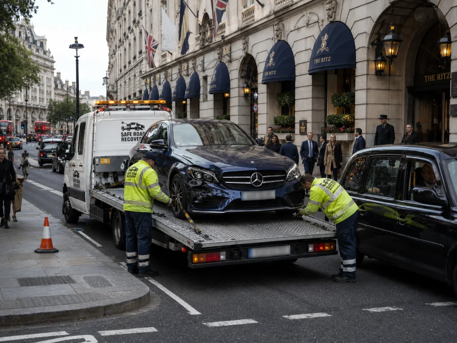 Mercedes GLC Accident Recovery Piccadilly