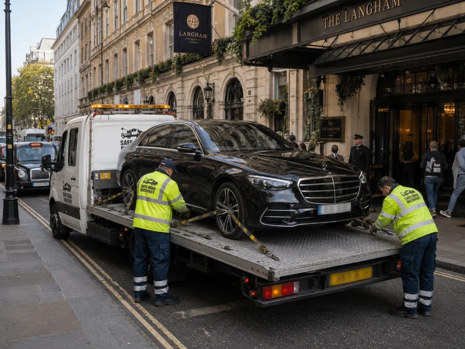 Mercedes S-class Luxury Car Recovery Marylebone