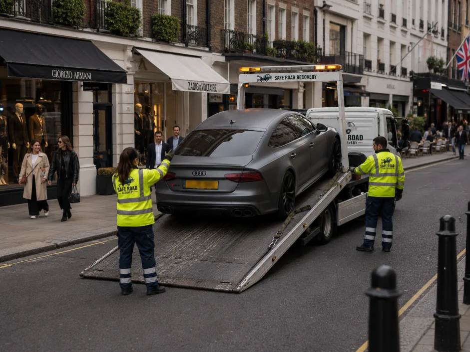 Mount Street Audi RS7 Car Recovery