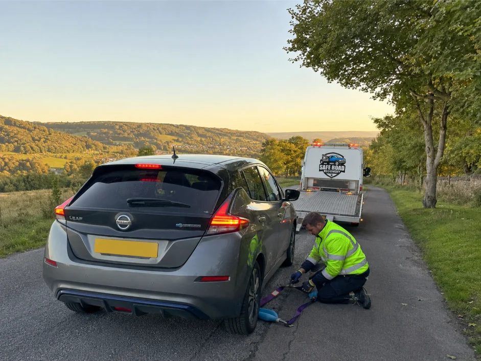 Nissan Leaf EV Recovery Box Hill Surrey