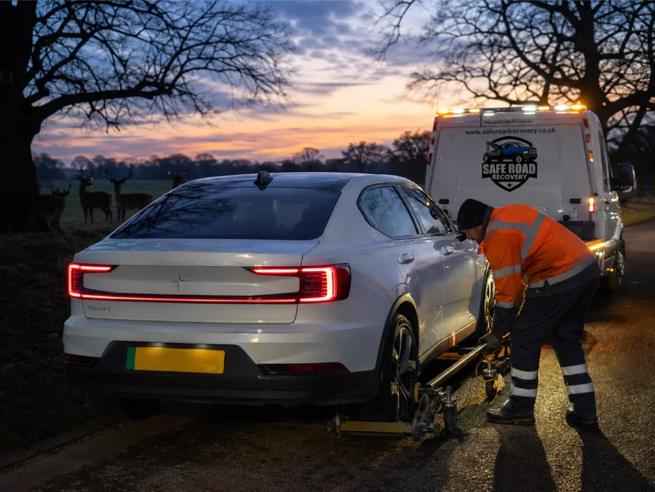 Polestar 2 EV Recovery Twilight Richmond Park