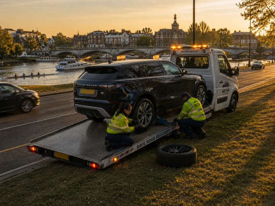 Range Rover Velar Tyre Change Recovery Richmond Riverside