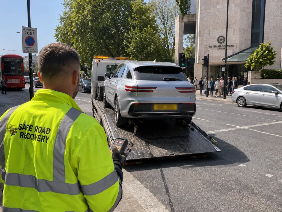 Genesis GV70 ismaili Centre Car Recovery South Kensington London