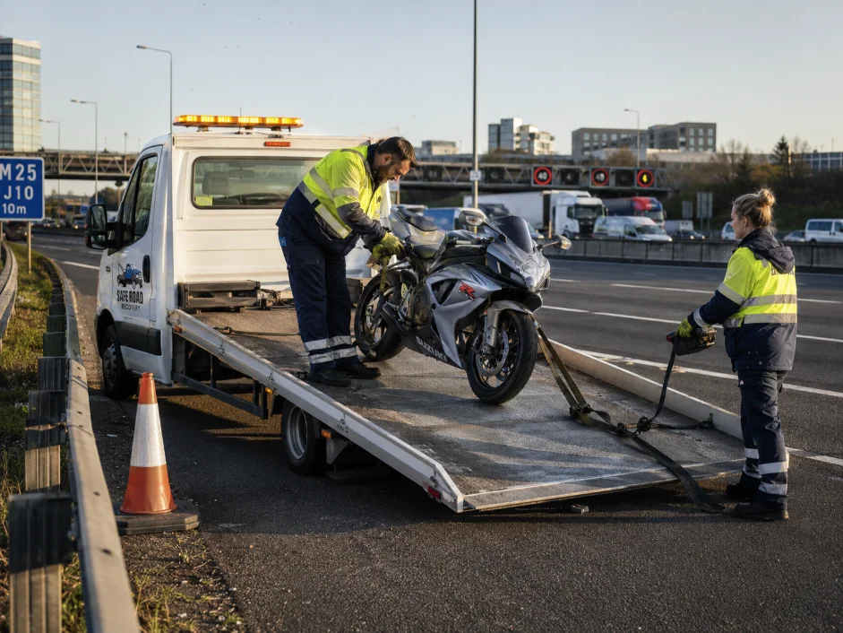 Suzuki GSX R750 M25 Motorway Recovery