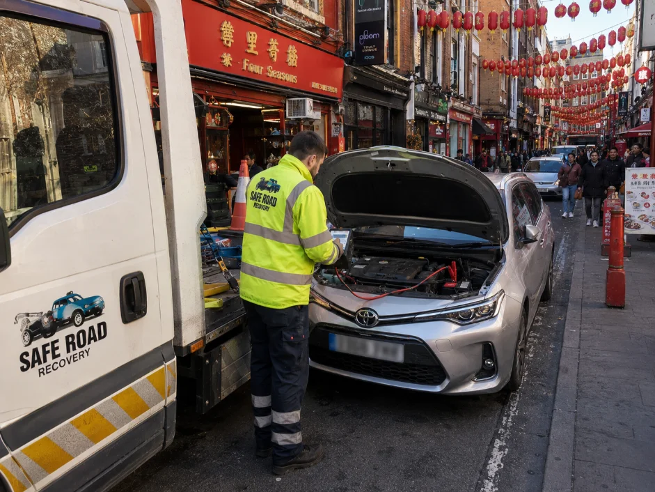 Toyota Corolla Touring Sports Roadside assistance Chinatown