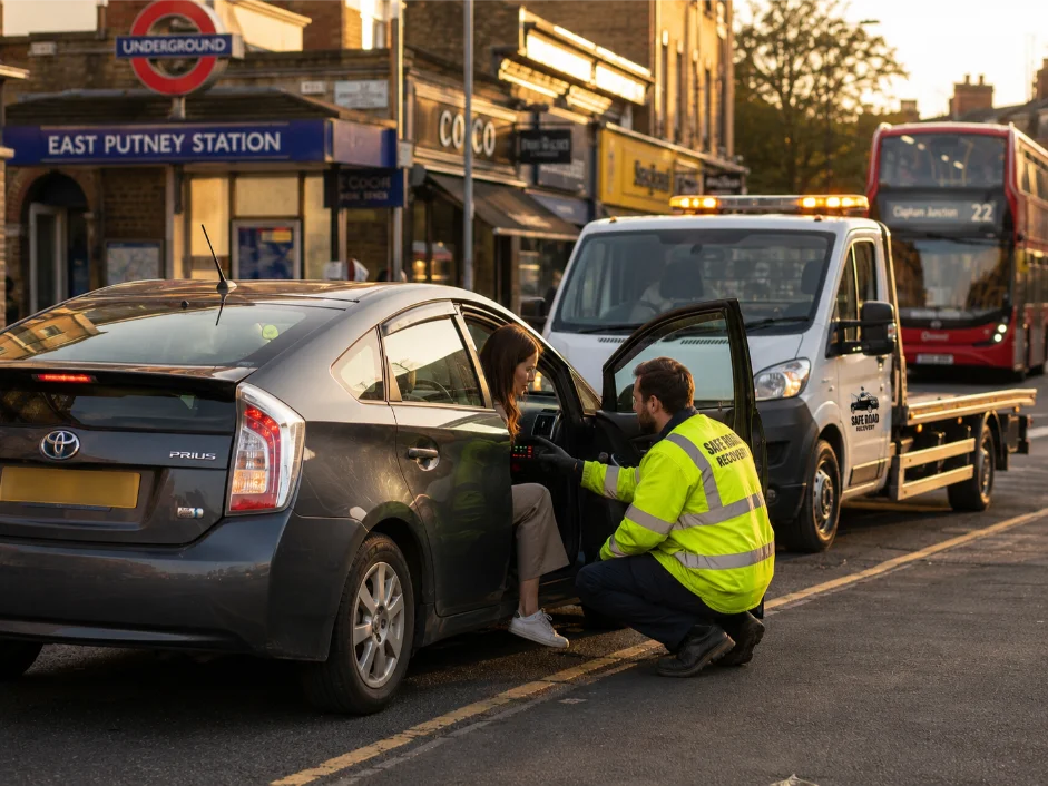 Toyota Prius Hybrid Breakdown East Putney Station