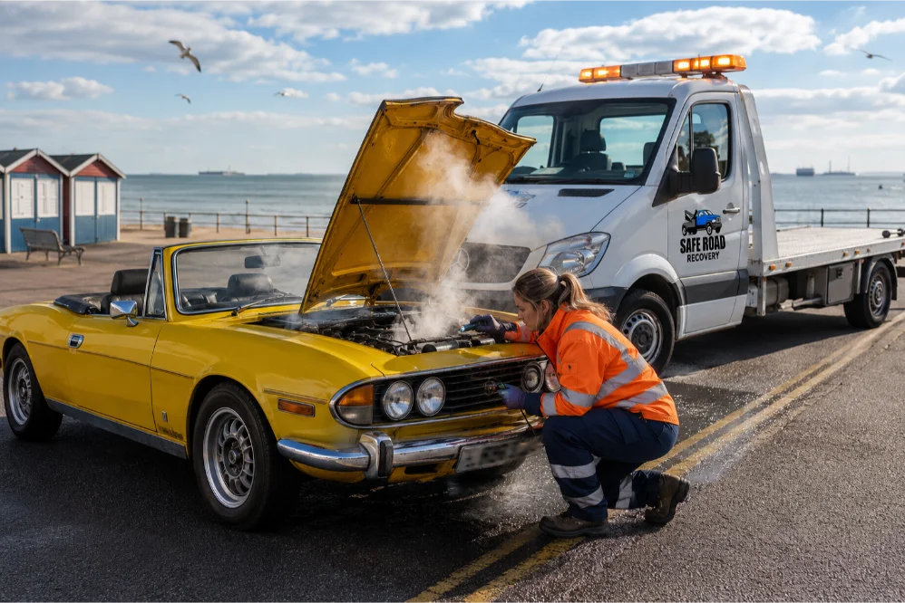 Triumph Stag Overheating Southend On Sea
