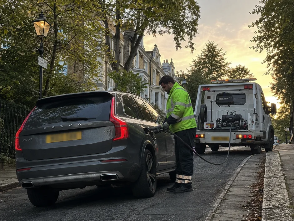 Volvo XC90 Emergency Fuel Delivery