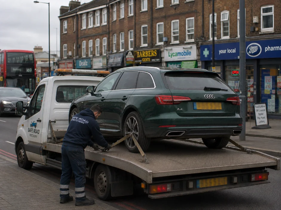 Audi A4 Car Recovery Barking, England